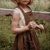 Spring Fall Baby Girls Suspender Kids Corduroy Skirt-Veeddydropshipping